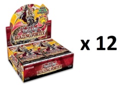 Yu-Gi-Oh Blazing Vortex 1st Edition Booster CASE (12 Booster Boxes) FACTORY SEALED